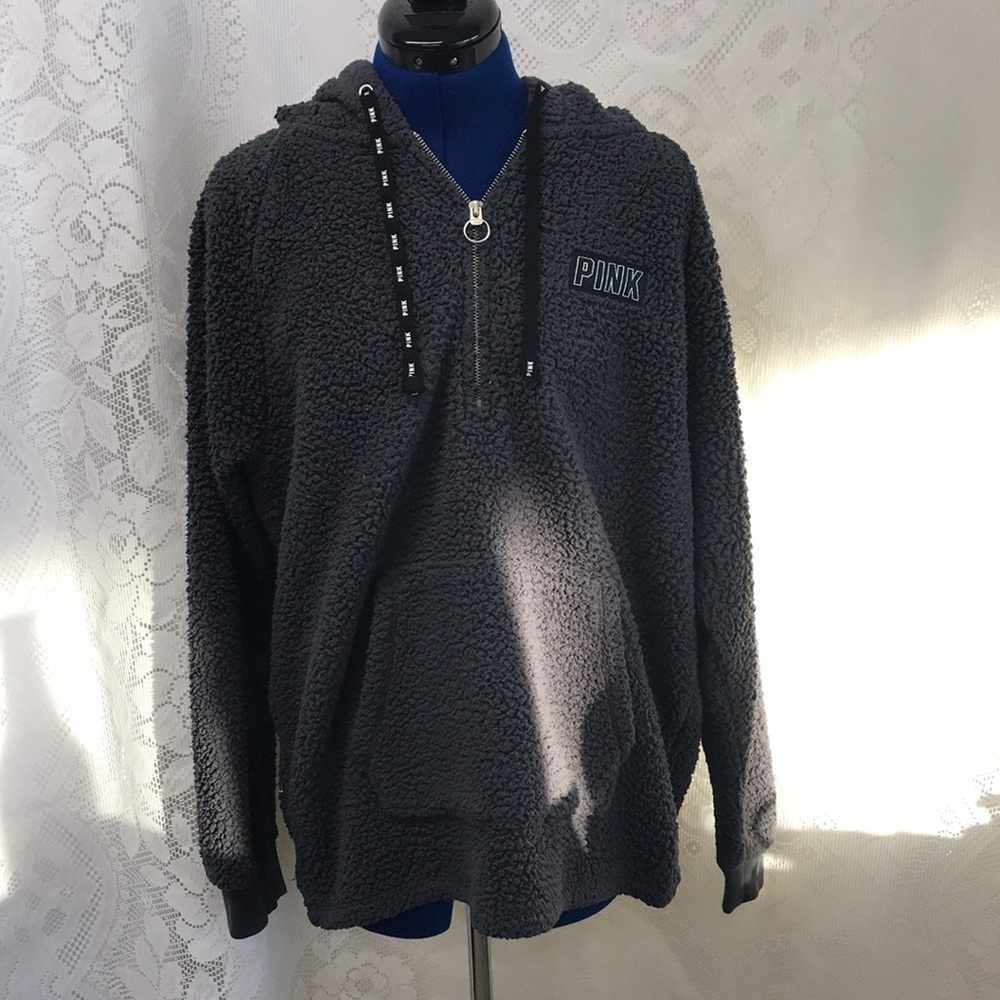 PINK 3/4 Zip Pullover